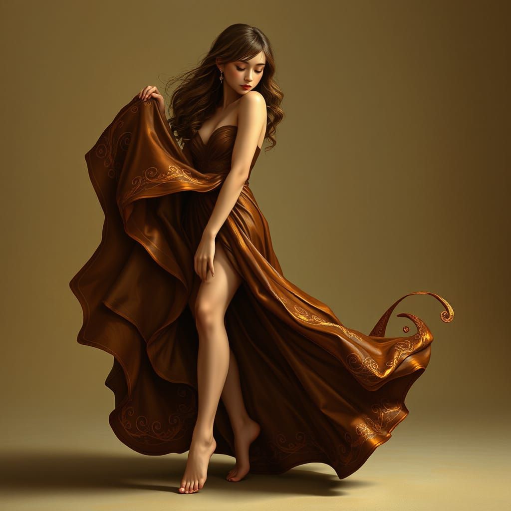 Ethereal Goddess of Melted Chocolate