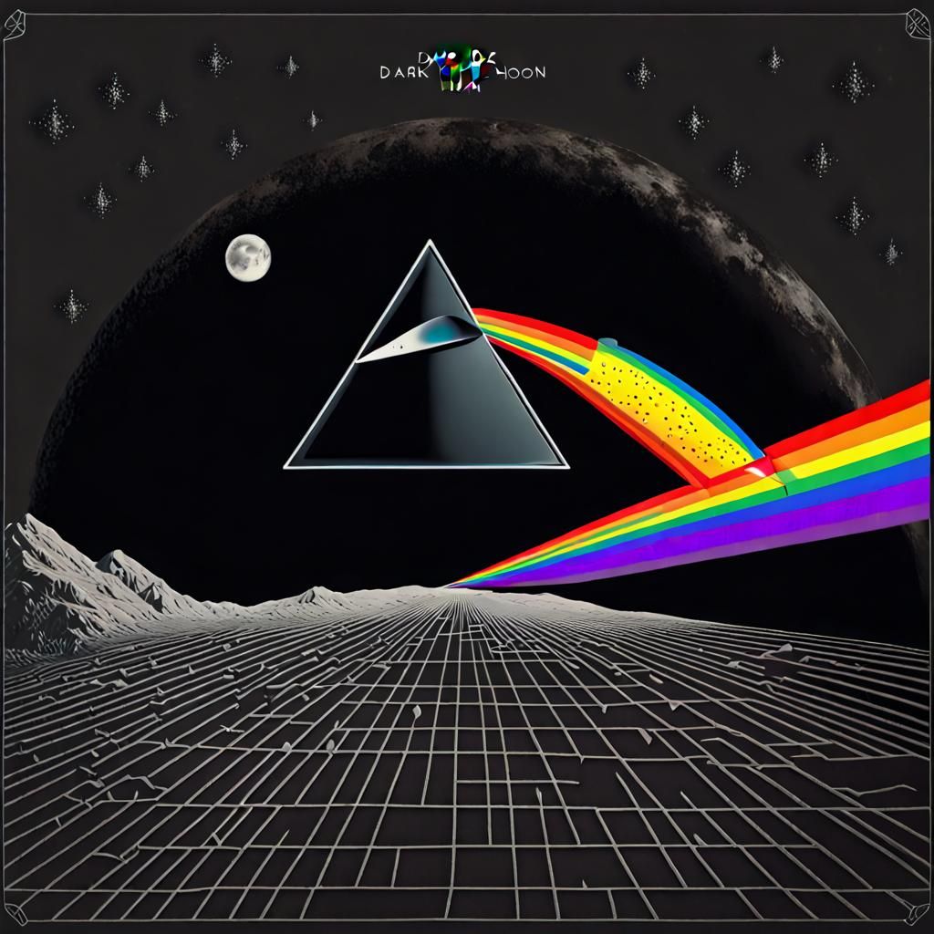 Dark Side of the Moon AI Art