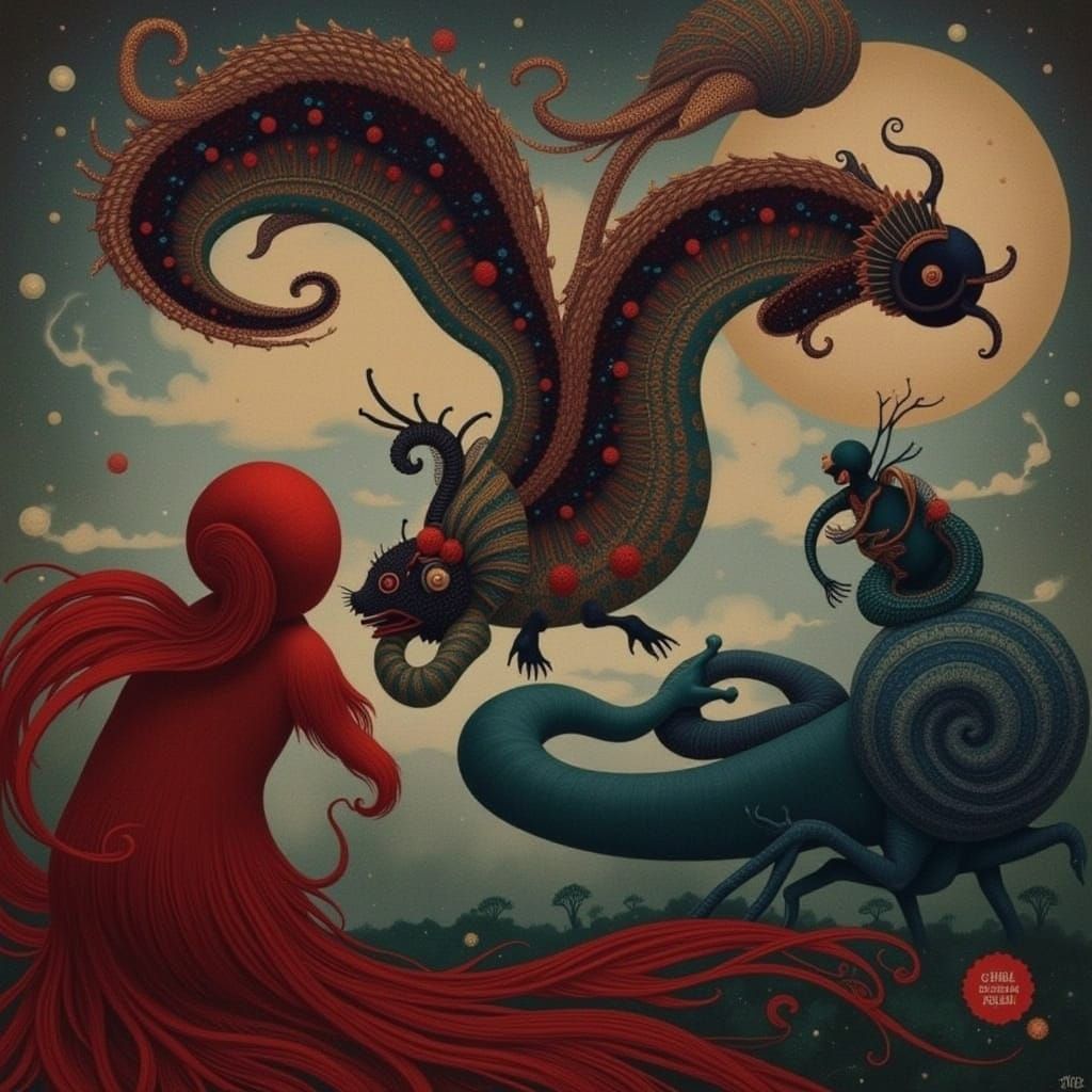 Dragon and Cicada Song Encounter