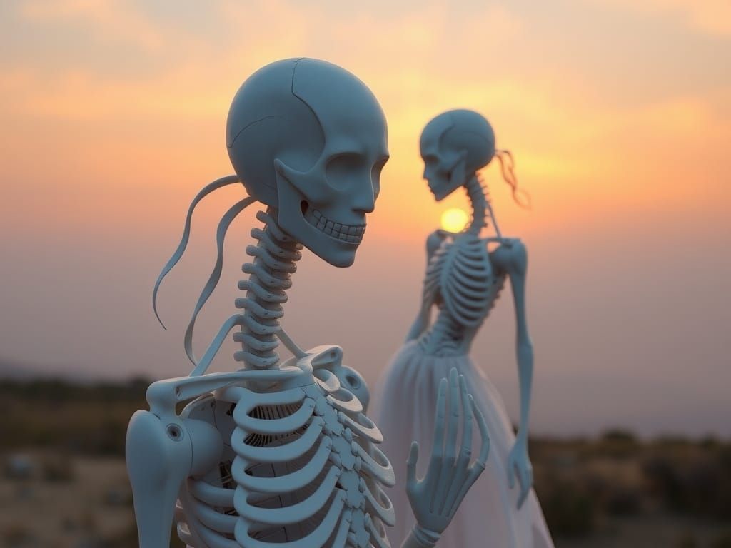 Dollequin Embodiment in Necromantic Sunset