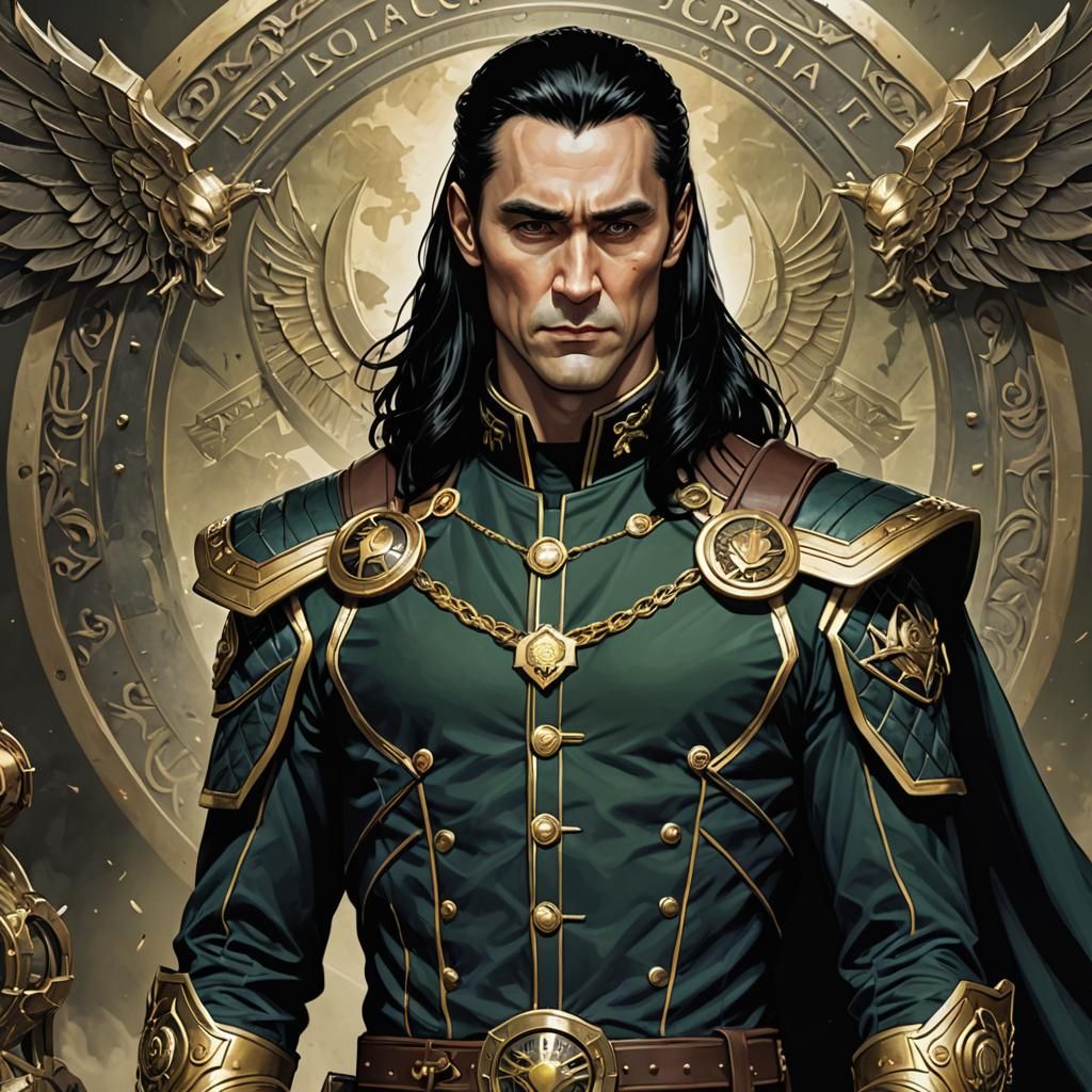Loki Portrait of Military Man with Scepter