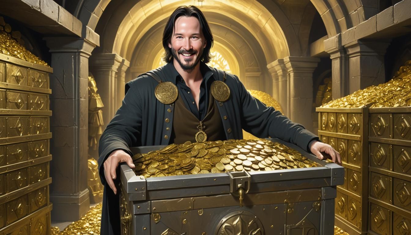 Keanu Reeves as Medieval Tax Collector in Vault