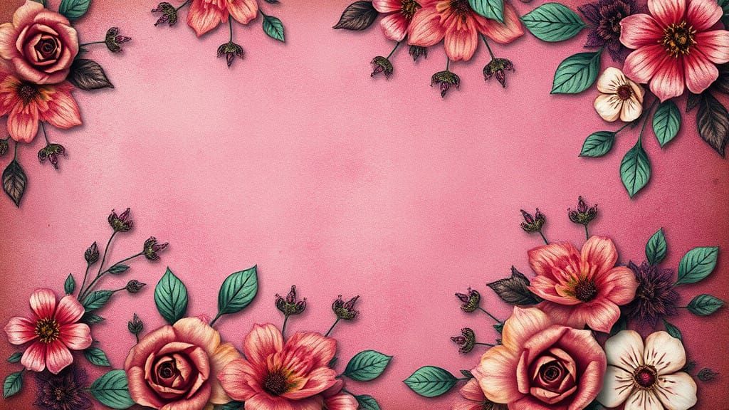 Floral Fantasy in Vintage Shabby Chic