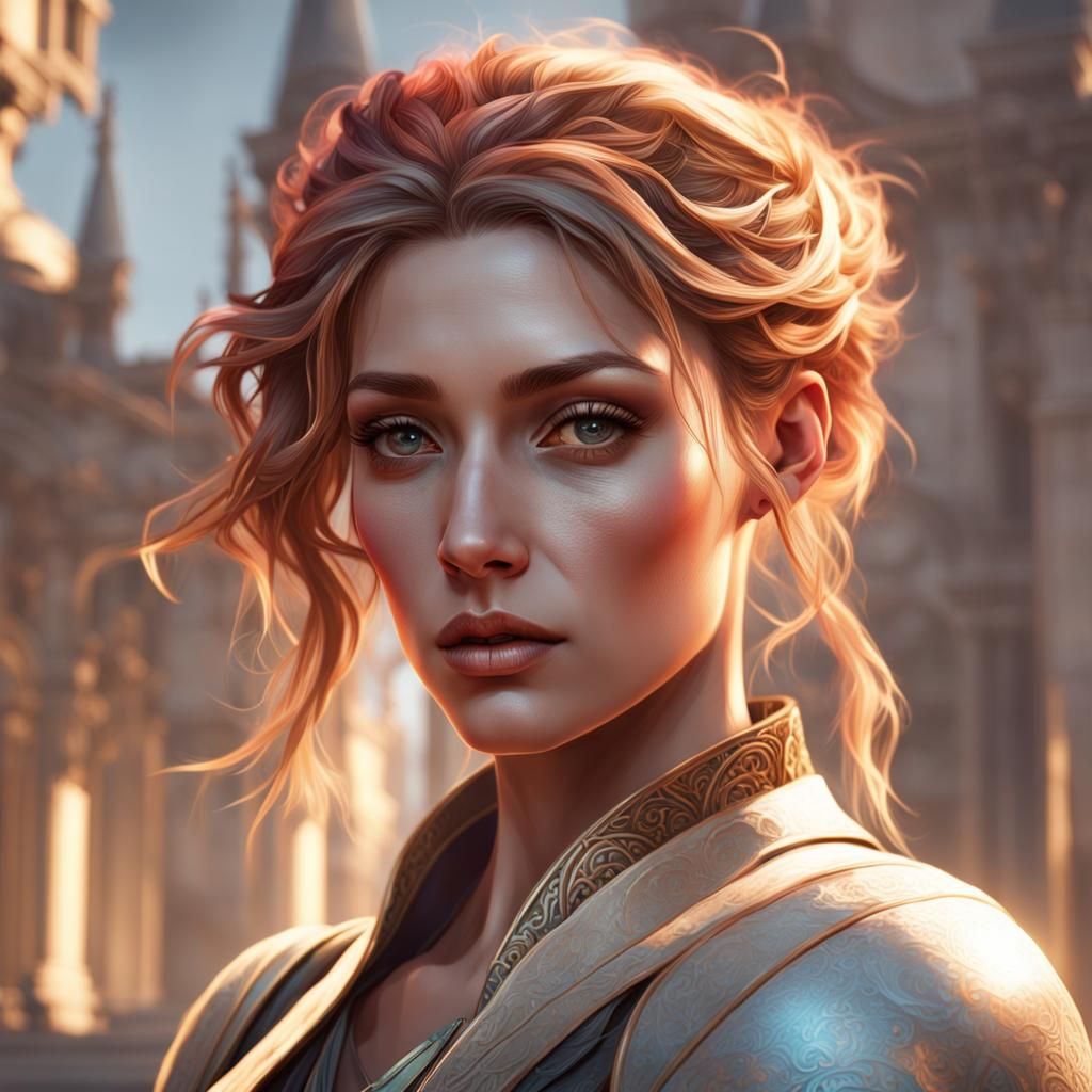 Detailed Portrait with Dynamic Lighting in Unreal Engine 5