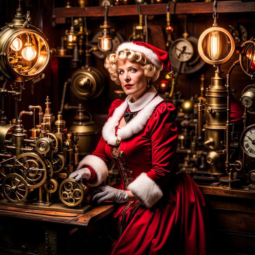 Steampunk Mrs. Claus