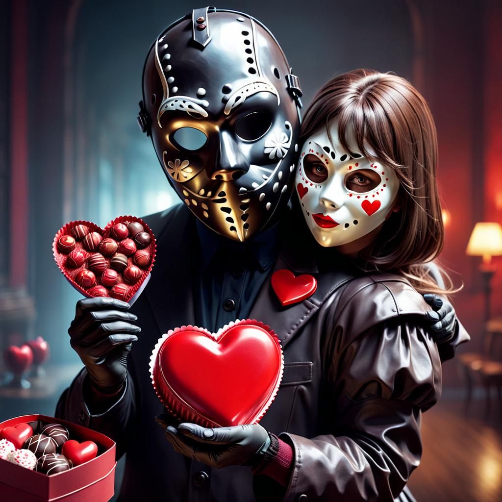 Puppeteerin' in self- givin' lovin' Valentine's Day candies??