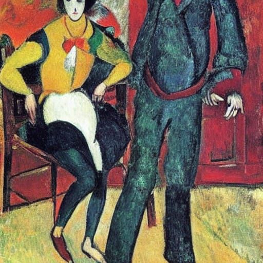 A Mischief-Making Rabbit in the Spirit of Soutine and Modigl...