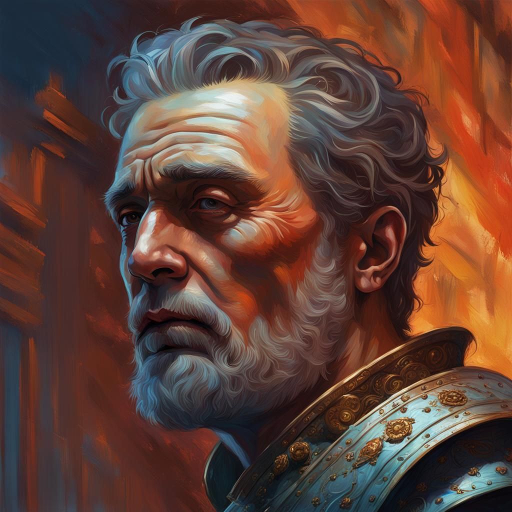Hyperrealistic Portrait of Peter, Servant to Juliet's Nurse