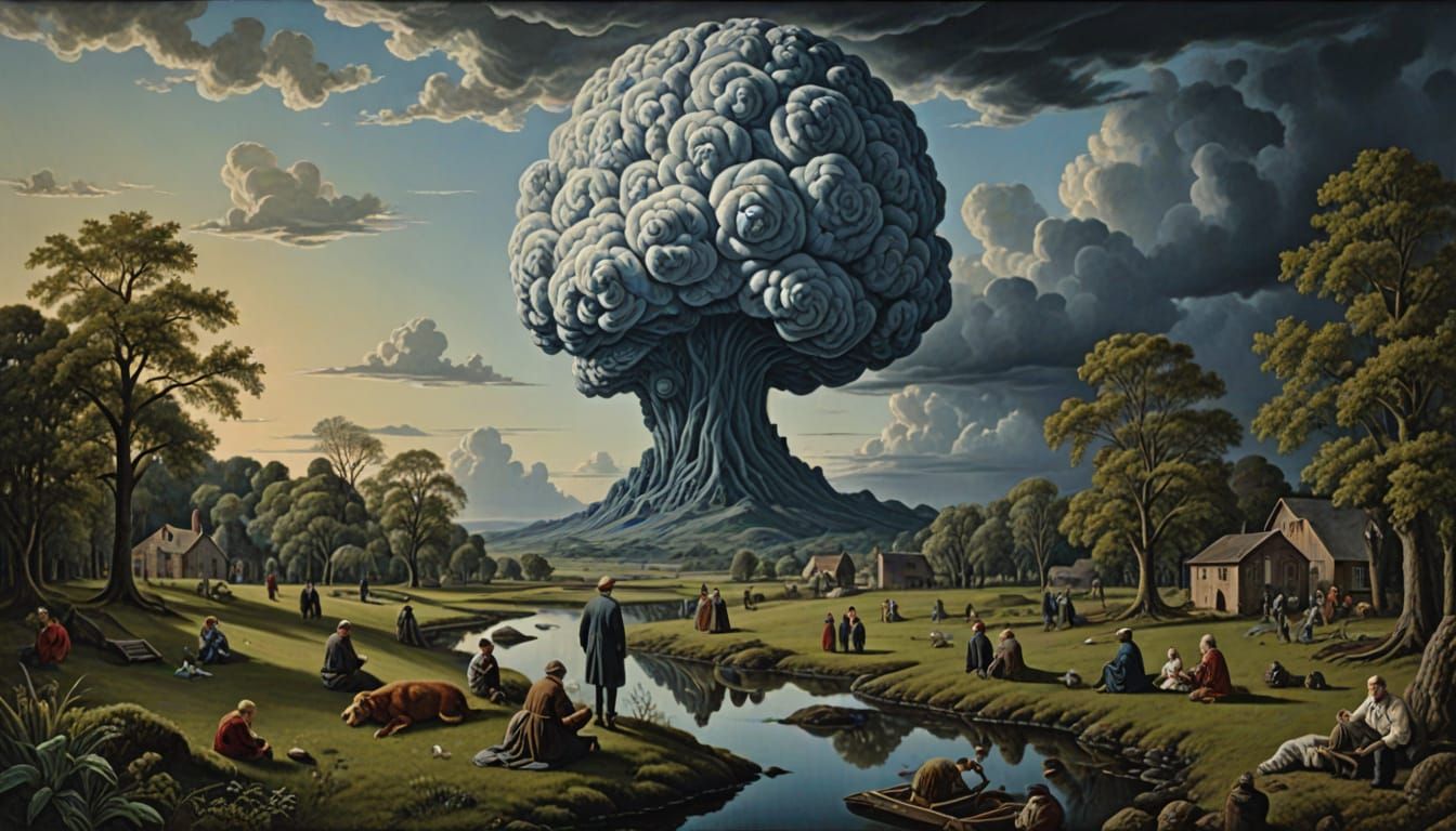 Metaphysical Surrealism Masterpiece by Carel Willink