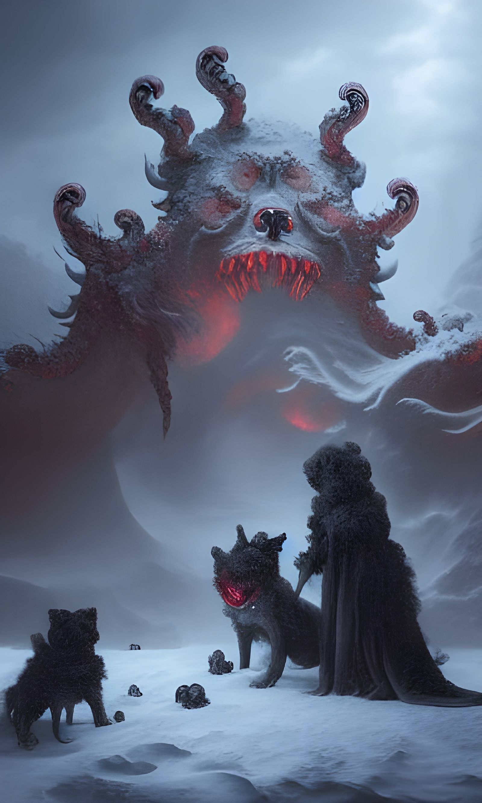 Gluttony: A Snowy Circle of Hell