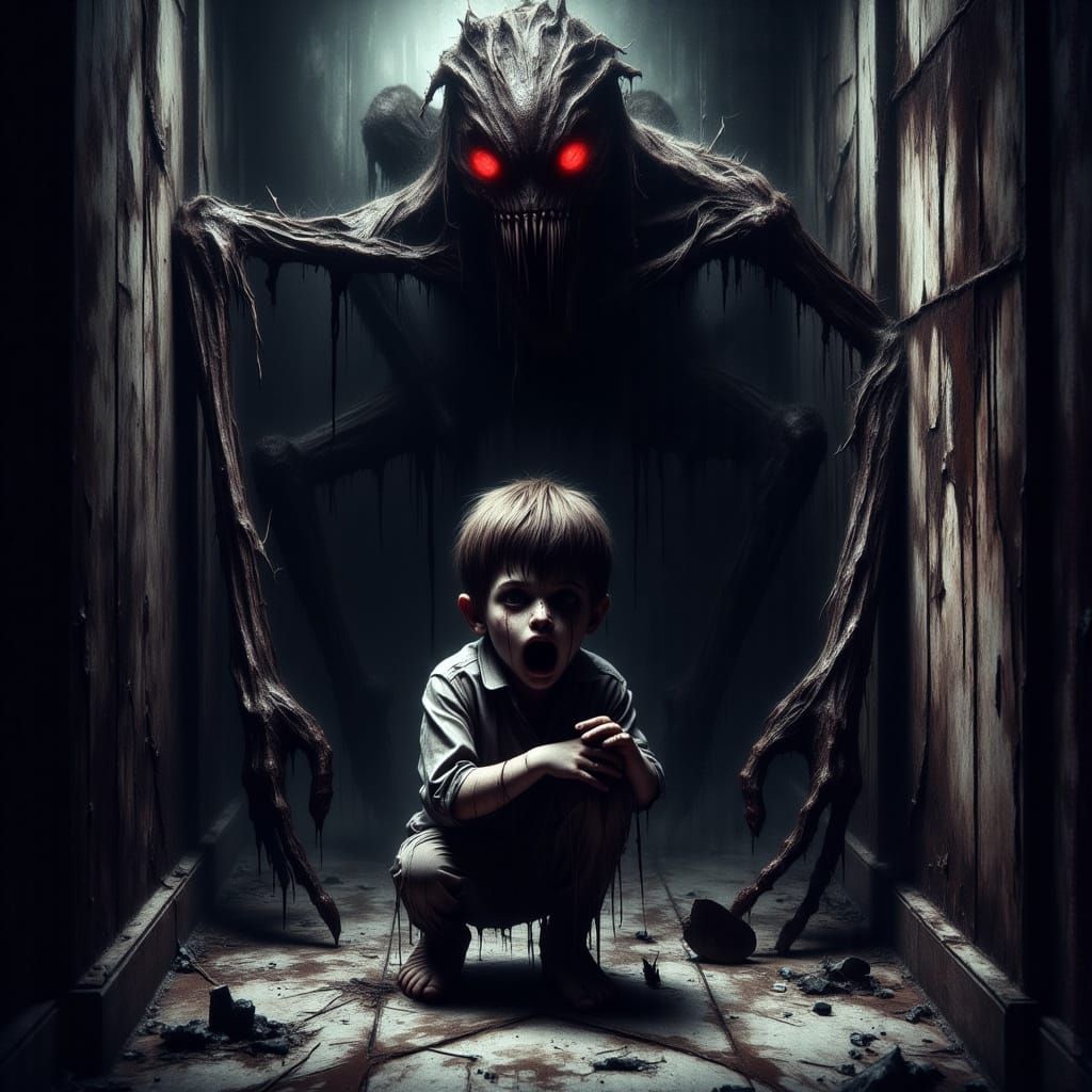Disturbing Child's Nightmare in Dark, Twisted Fantasy