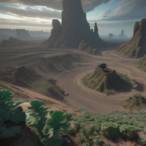 Wasteland Healed by Kale: 3D Cinematic Render