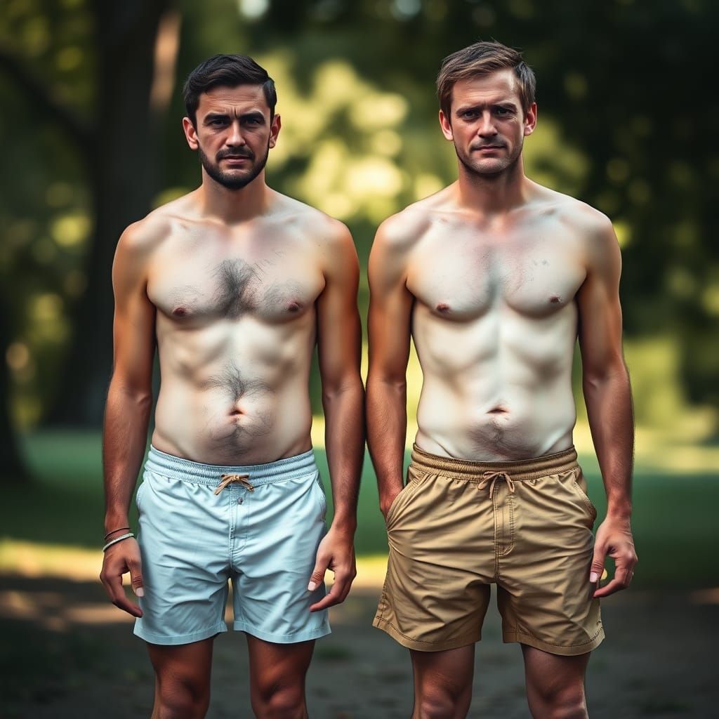 Identical Twins: Organic Diet vs. McDonald's, a Photo Study