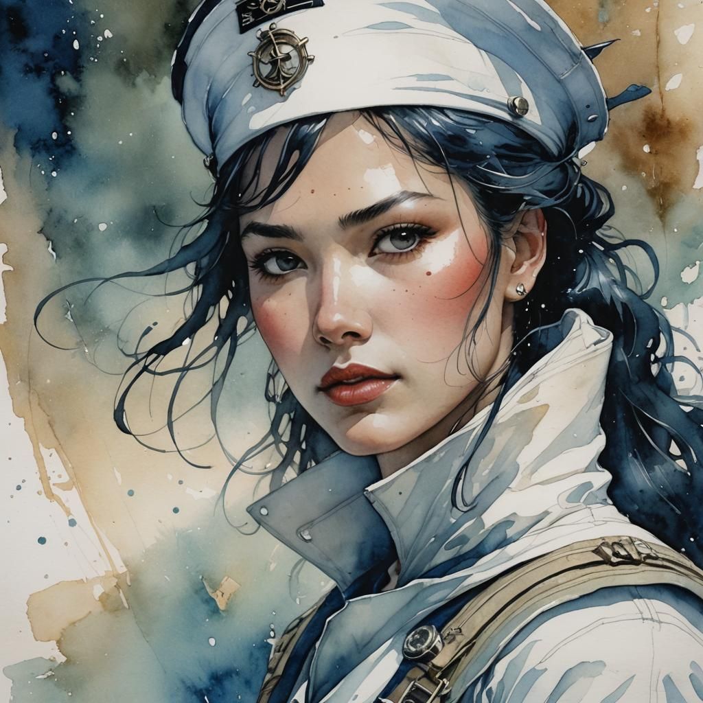 Close Up Female Sailor.......