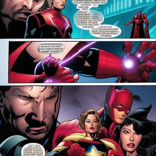 Scarlet Witch Confronts The Avengers