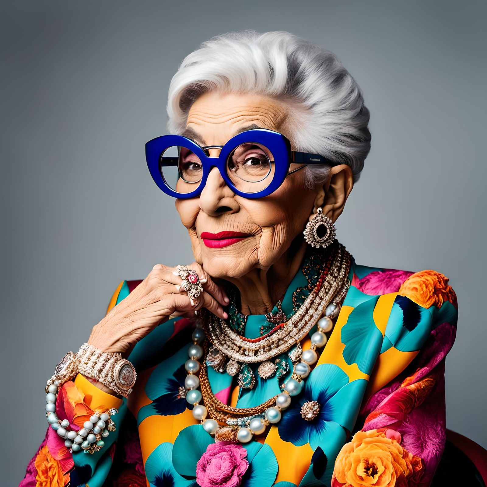 Homage to Iris Apfel (29 August 1921 – 1 March 2024)