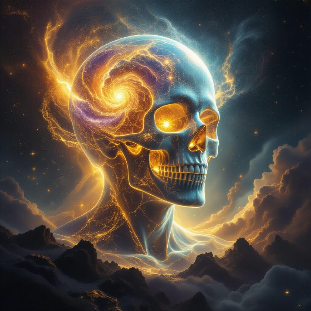 Colossal Being of Light Emerges From Infinite Thought