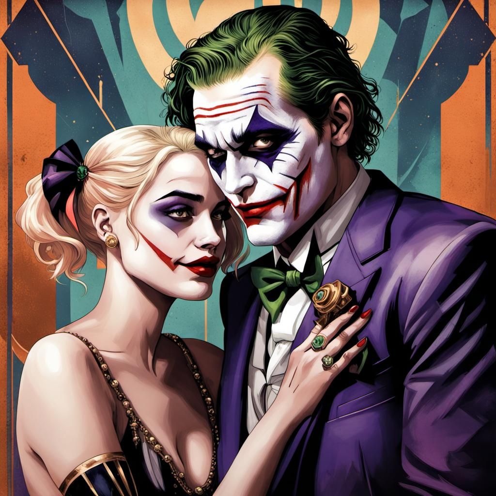 The Joker Harley Quinn engagement
