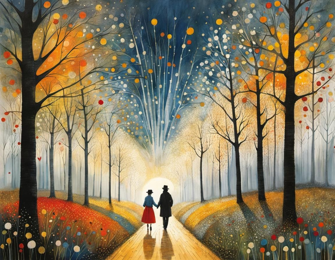 Magical Light Bursting Forth in Illustration