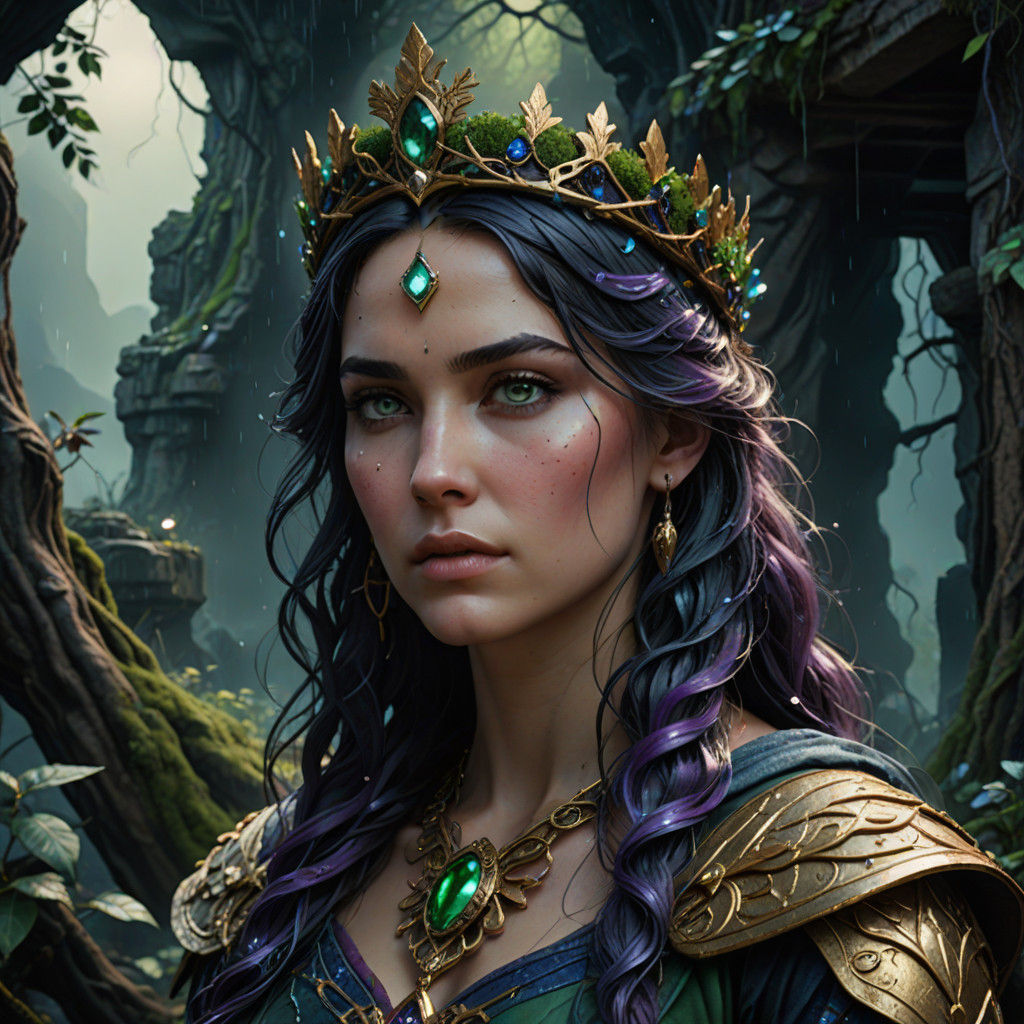 Goddess Amidst Ruins