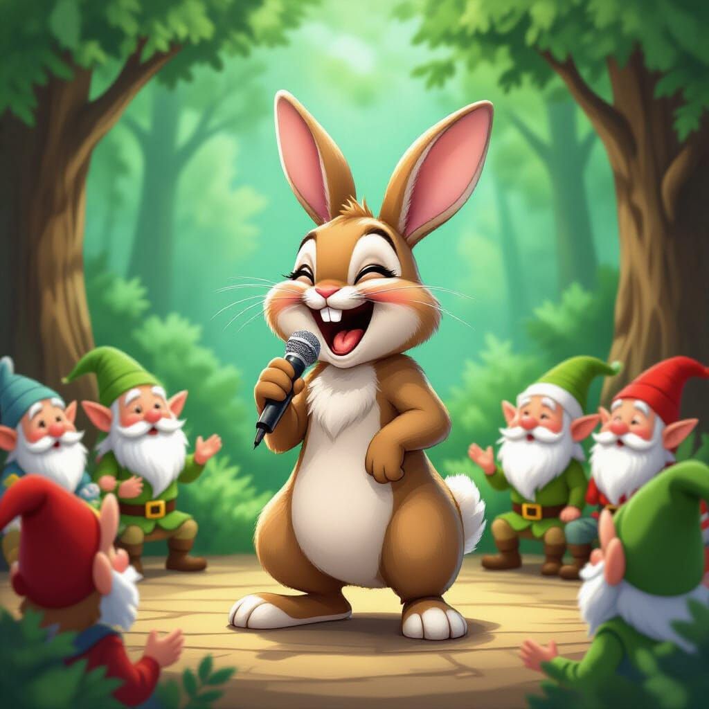 Bunny's Stand-Up Comedy Show for Elves