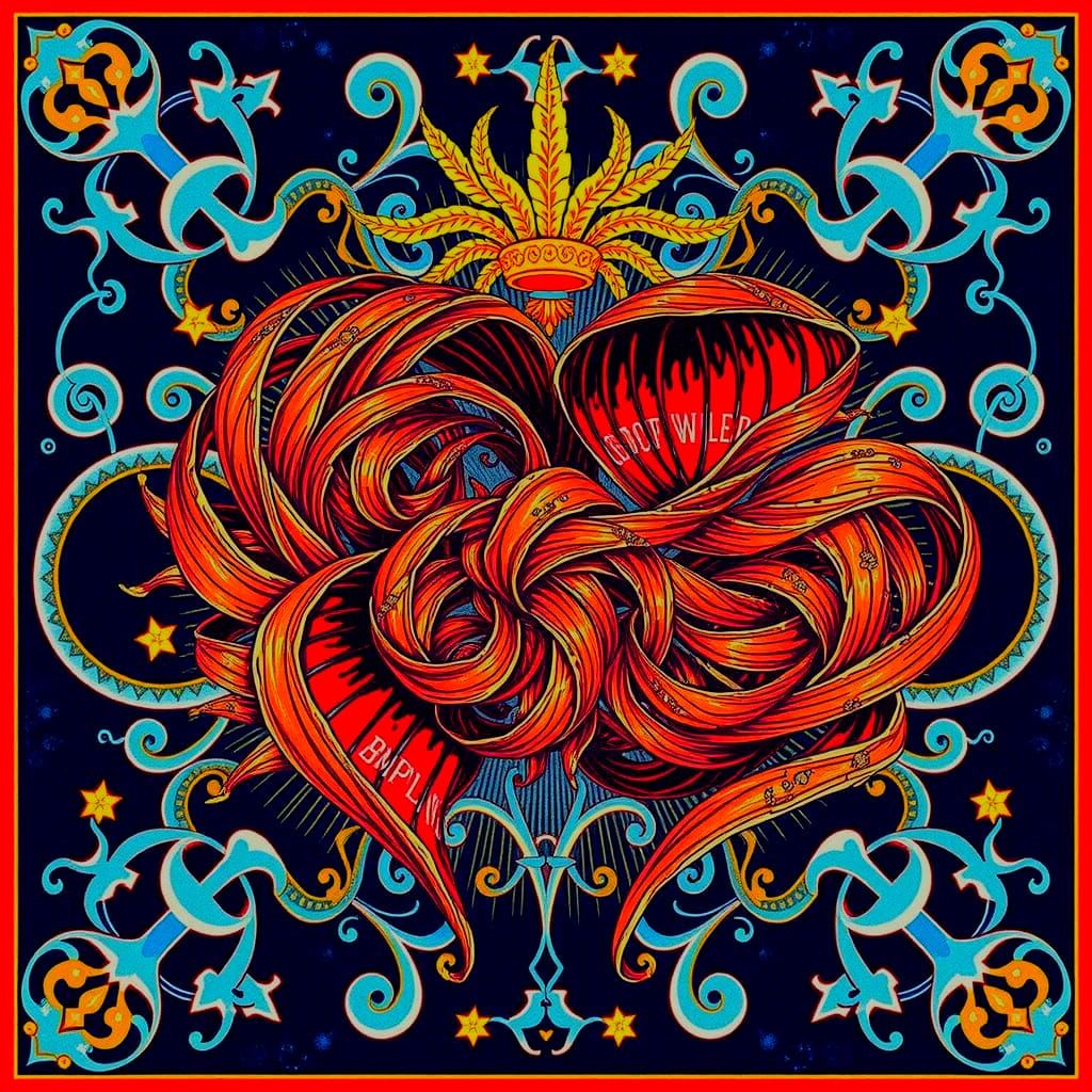 Abstract Swirling Forms in Dynamic Motion