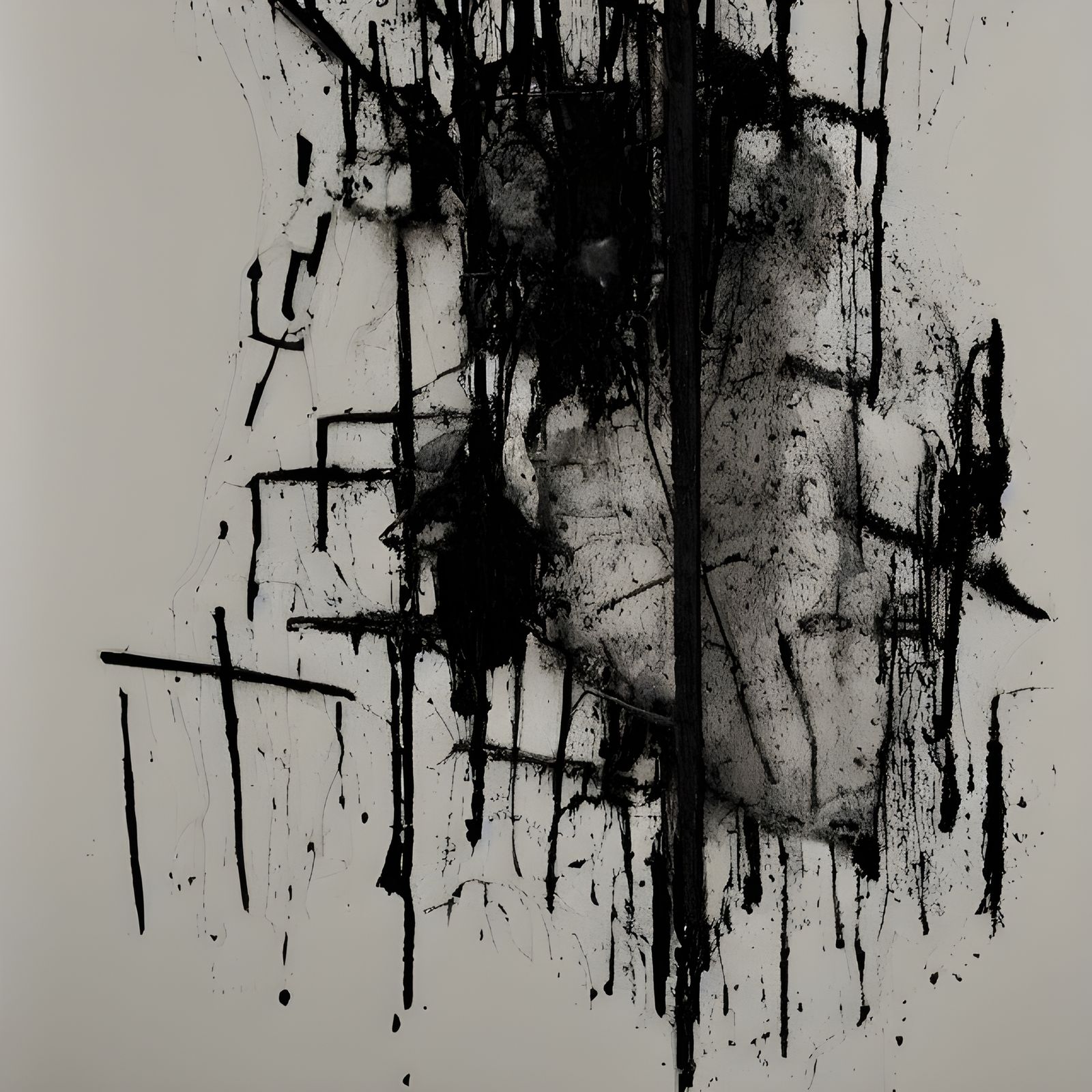 Abstract Composition Inspired by Multiple Artists