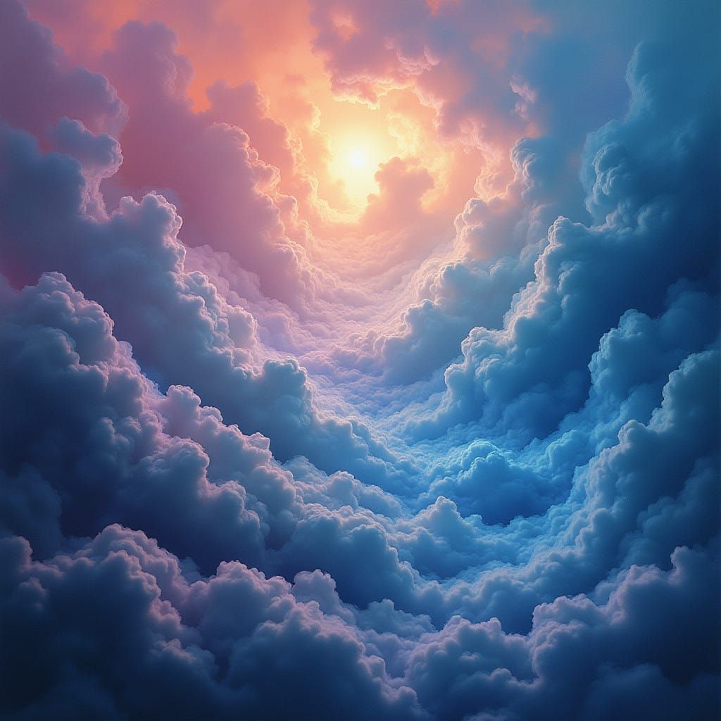 Surreal Quantum Dreamscapes in Iridescent Hues