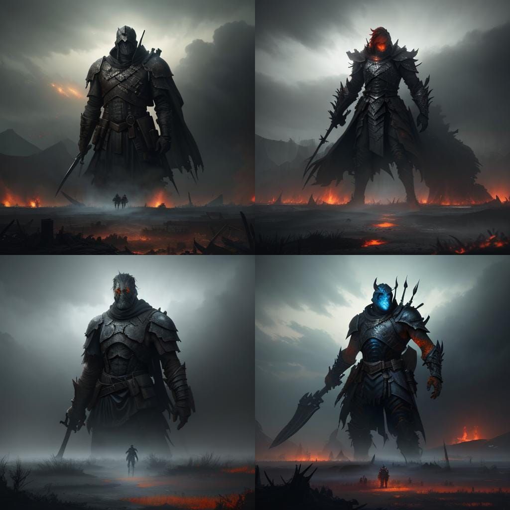 Last Stand: Battlefield Aftermath in Detailed Matte Painting