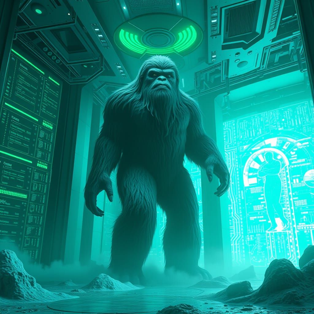 Bigfoot Tulpa in a Giant Supercomputer