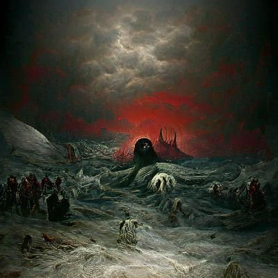 Souls wandering trough the sea.