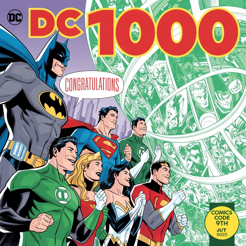 A DC Comics cover complete with comics code stamp and DC com...