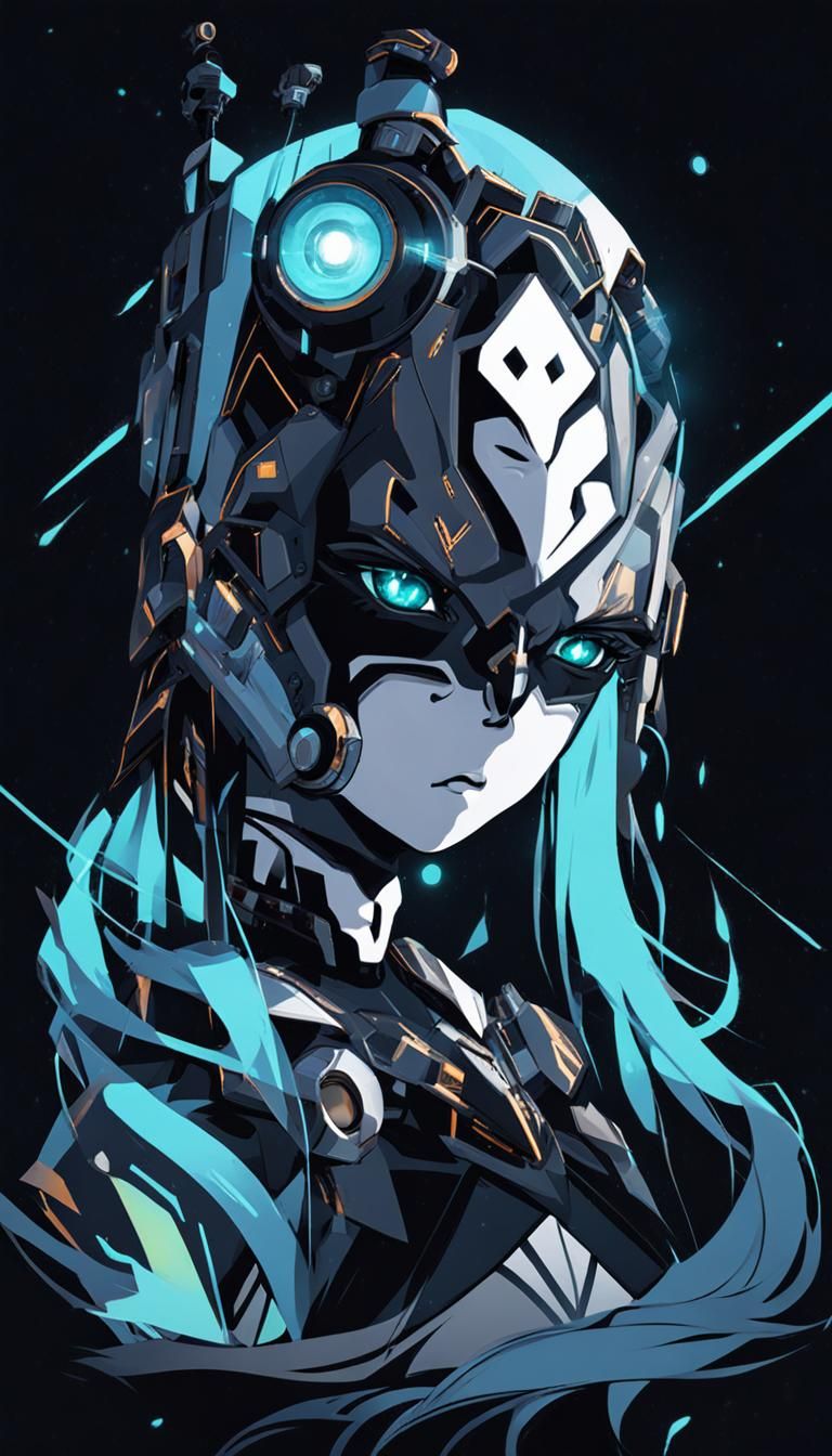 Stylized Character Portrait with Soft Lighting