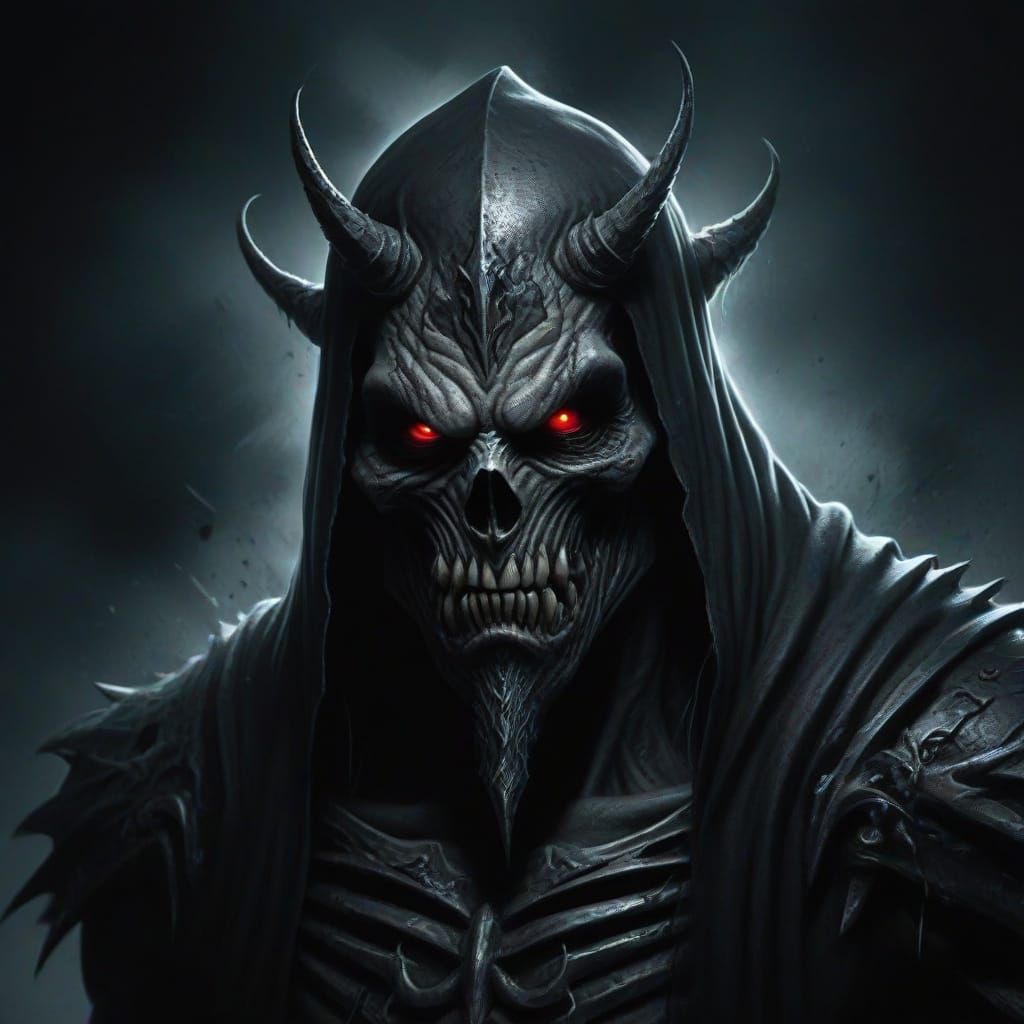 Grimdark Image in Airbrush Art Style