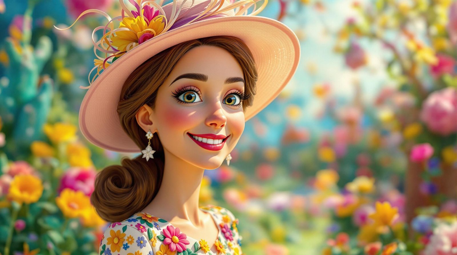 Kate Middleton in Vibrant Clay Portrait