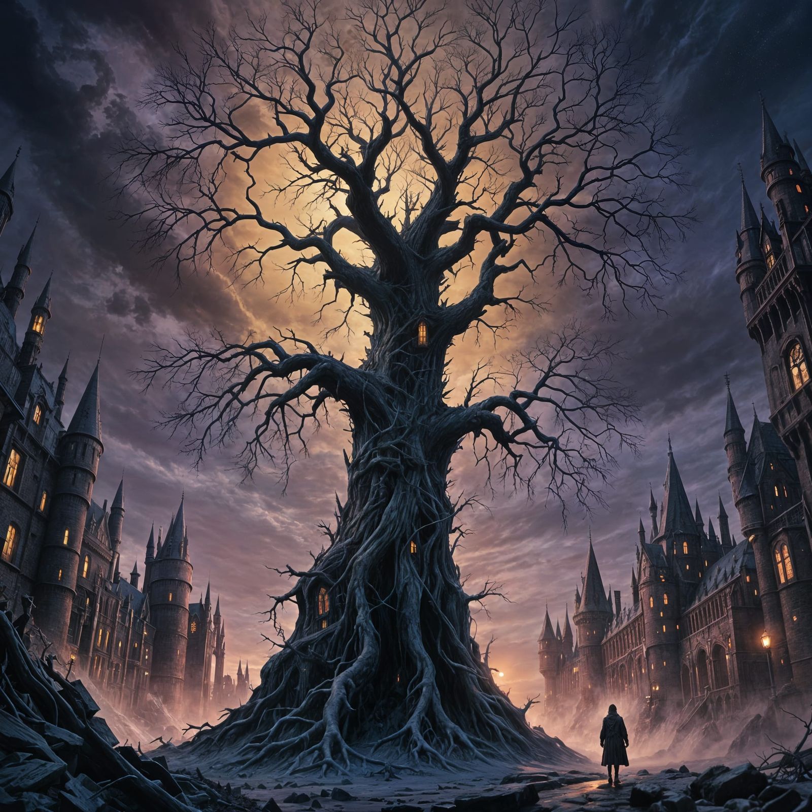 Harry Potter Horror Edition: Detailed Matte Painting