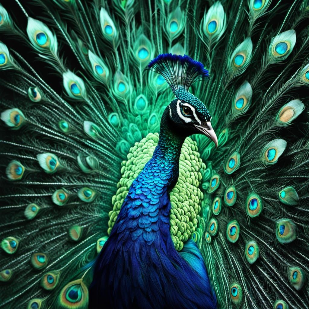 Celestial Peacock Nymph at Heaven's Gate