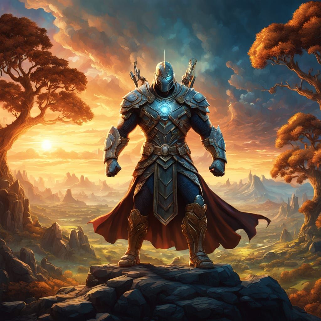 Earth as Mythological Hero in Epic Fantasy Art