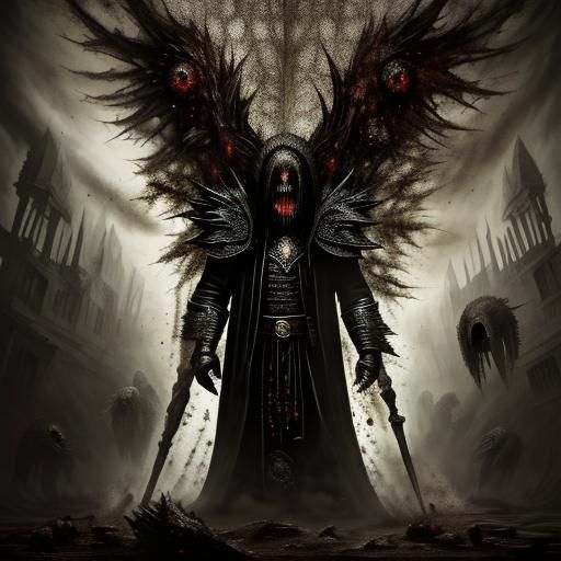 Myrkul: God of Death in Dark Fantasy Style