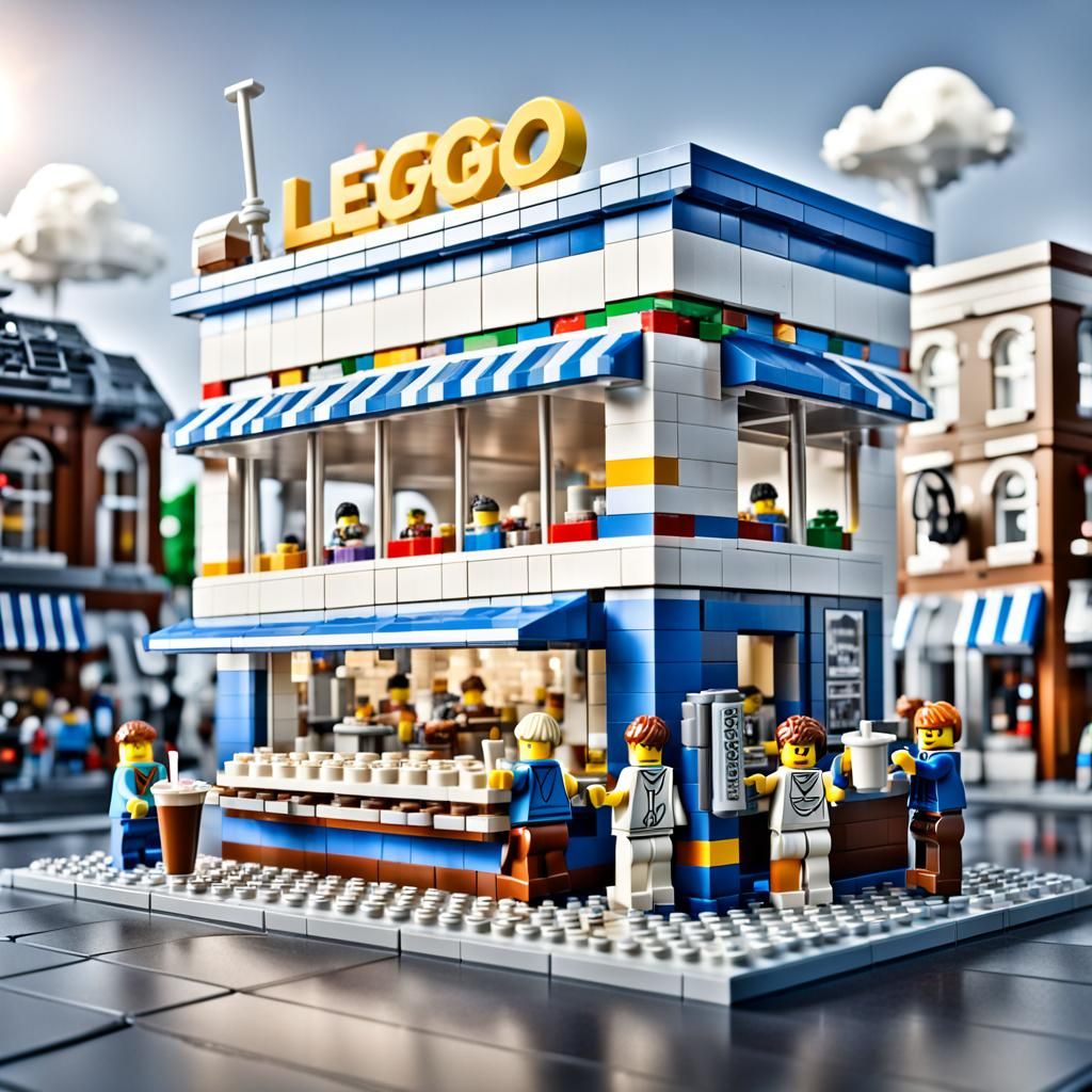 A lego milk bar