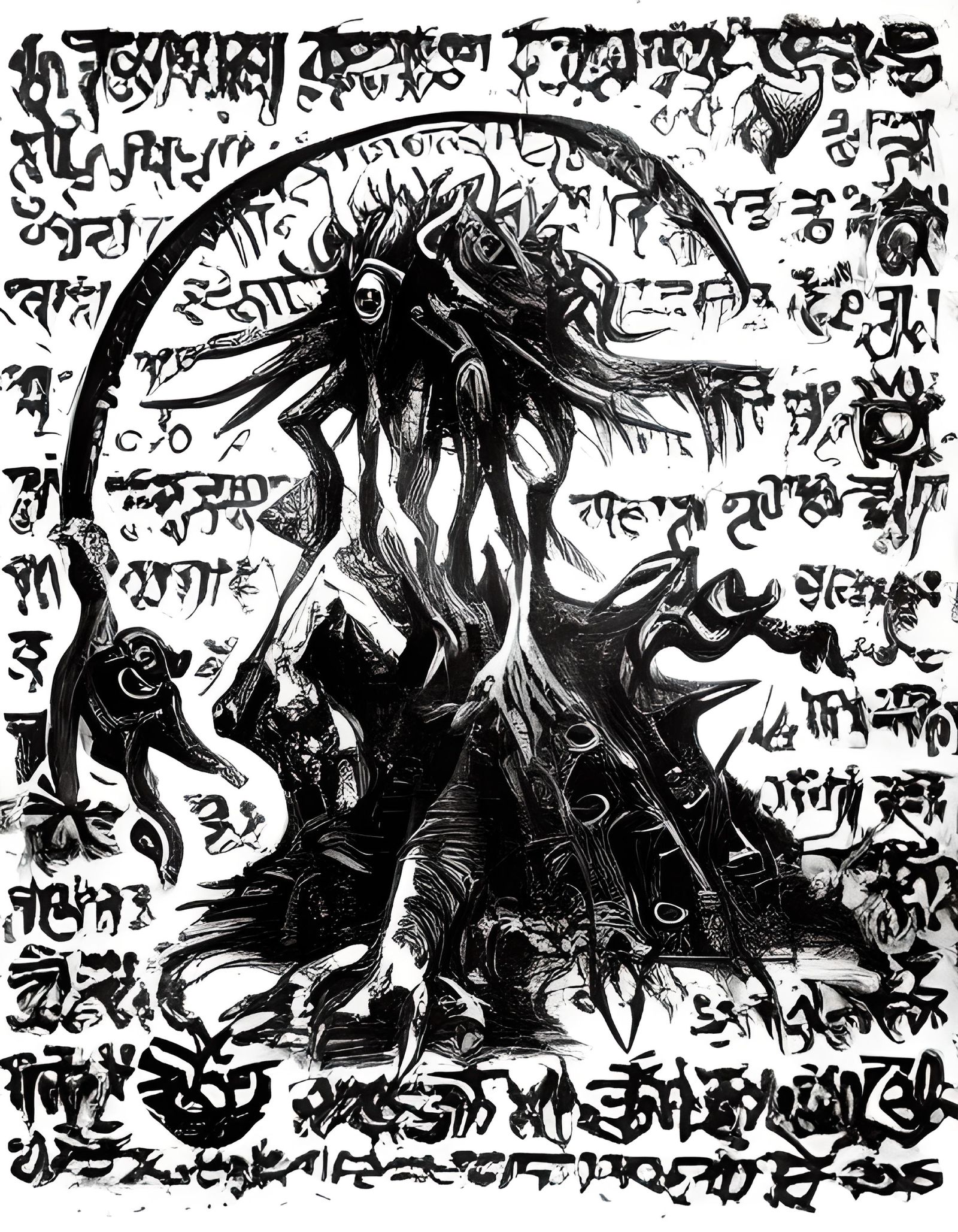 Cthulhu Atlantis Shipwreck: A Lovecraftian Space Scene