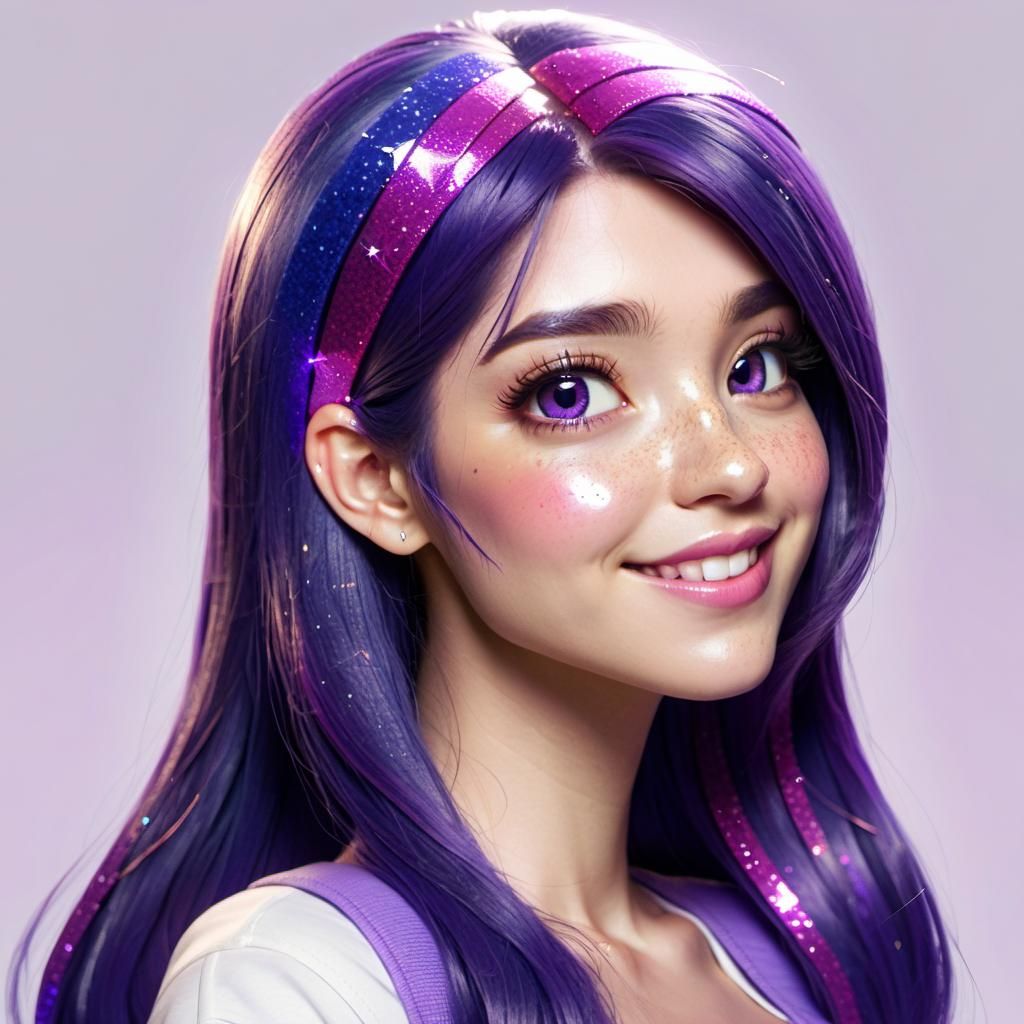 Twilight Sparkle as a Human Girl