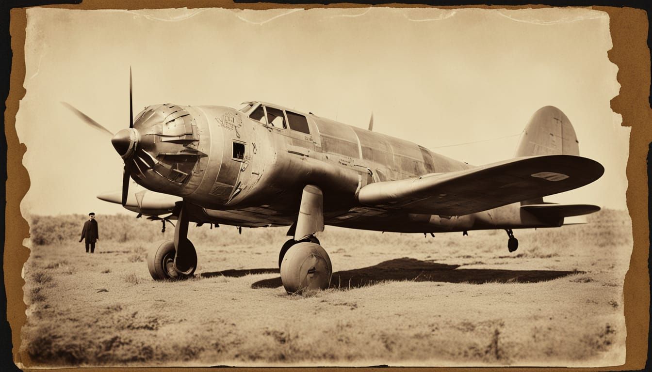 Dieselpunk Cyborg in Sepia Silver Nitrate Photograph