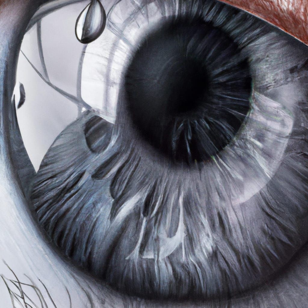 Detailed Photorealistic Eye Sketch Art