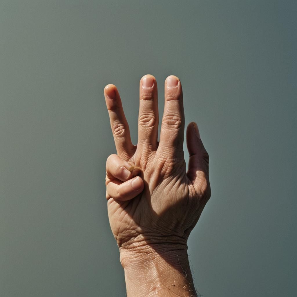 Macro Photography of a Thumb Giving a Thumbs-Up
