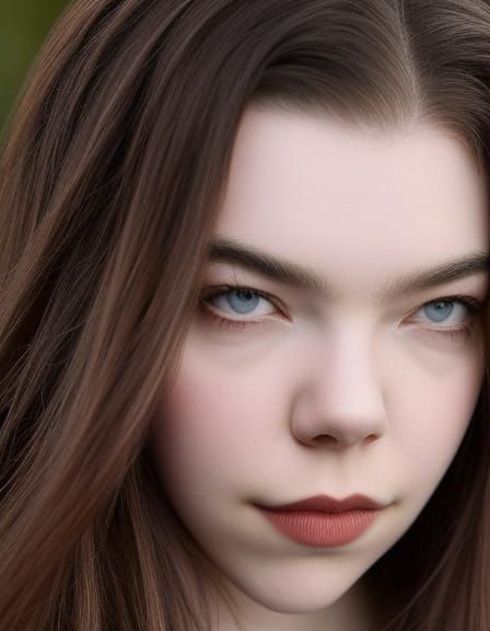 Ethereal Portrait in Spatial Web Style