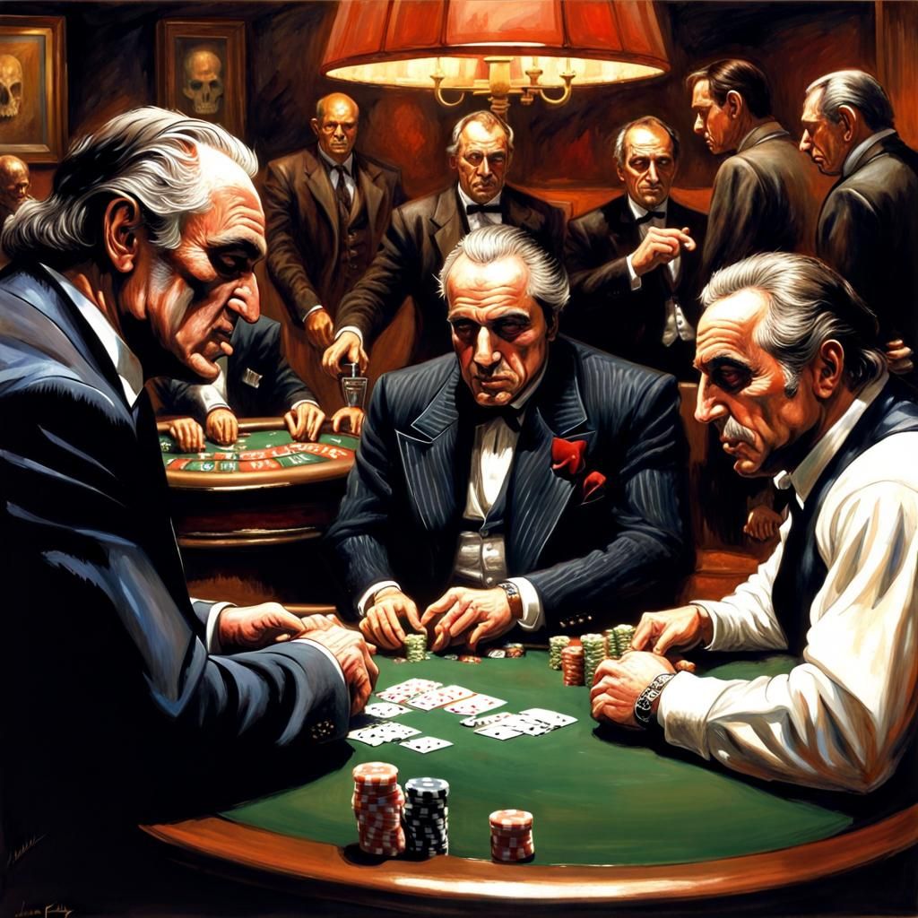 Don Vito Corleone and Luca Brasilien.