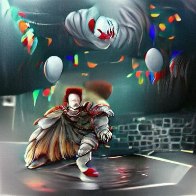 Pennywise the Dancing Clown, AI Generated