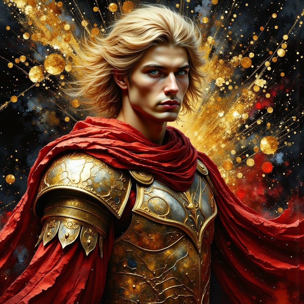 Majestic Achilles in Ancient Greek Armour