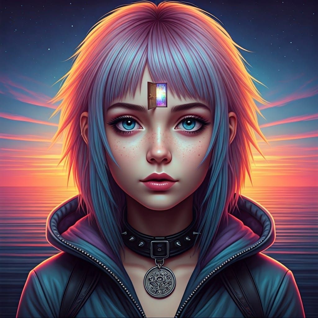 Surreal Portrait: Doorway to a Whimsical Imagination